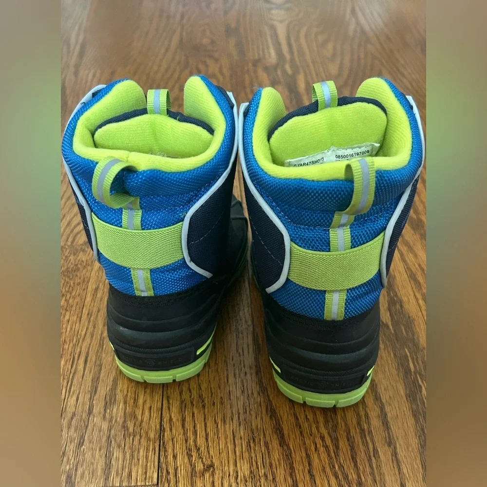 Arctic Shield Blue Green Insulated Snow Boots Waterproof Winter Outdoor Kids 7